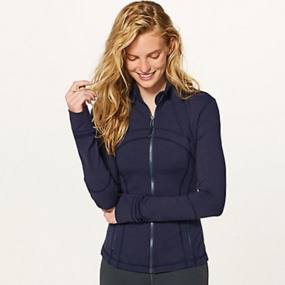 NWT LULULEMON DEFINE JACKET LUON IN TRUE NAVY SIZE 8 - Picture 1 of 4